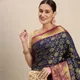 N BLUE__Royal Rajgharana Sarees